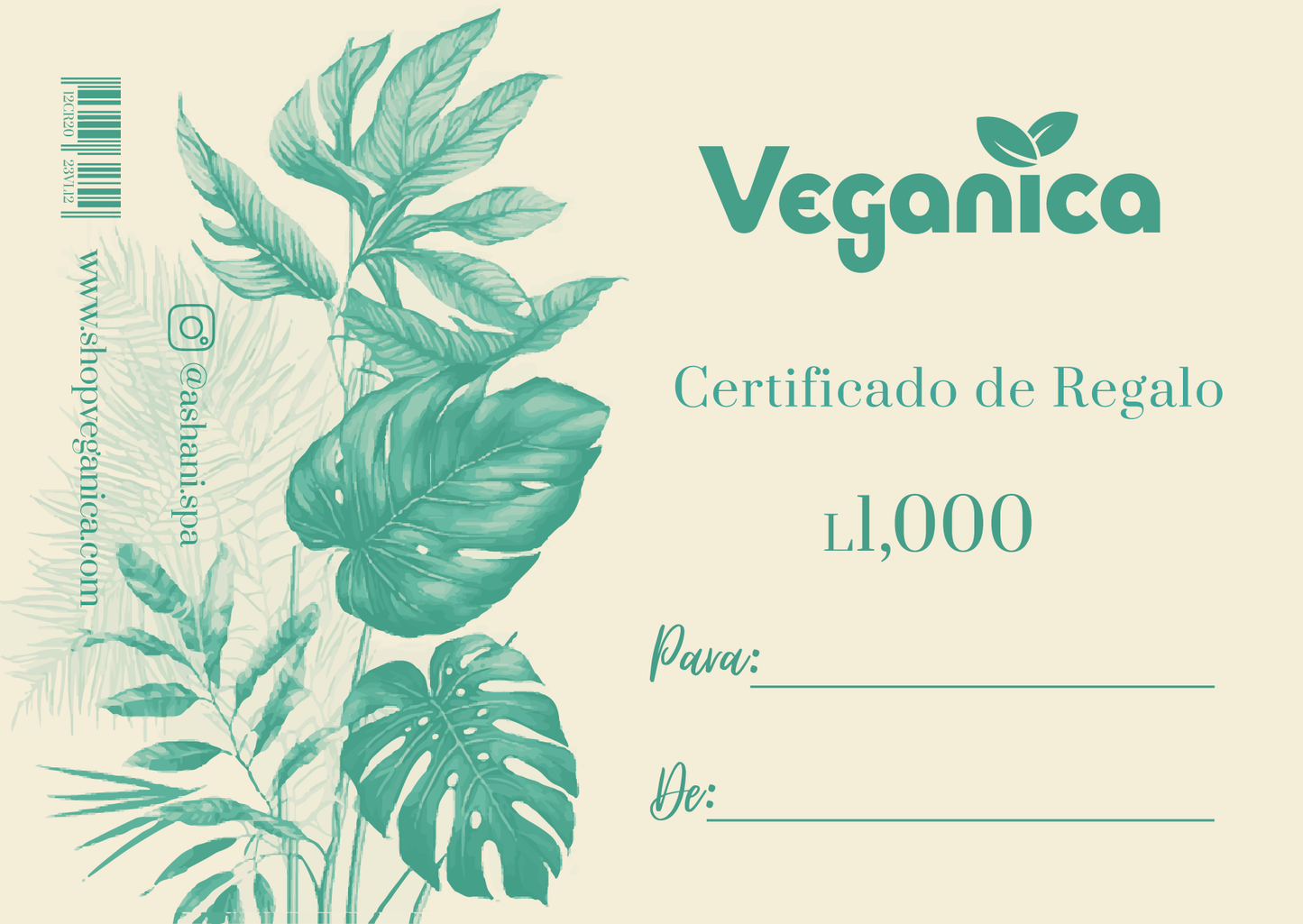 Certificado de Regalo